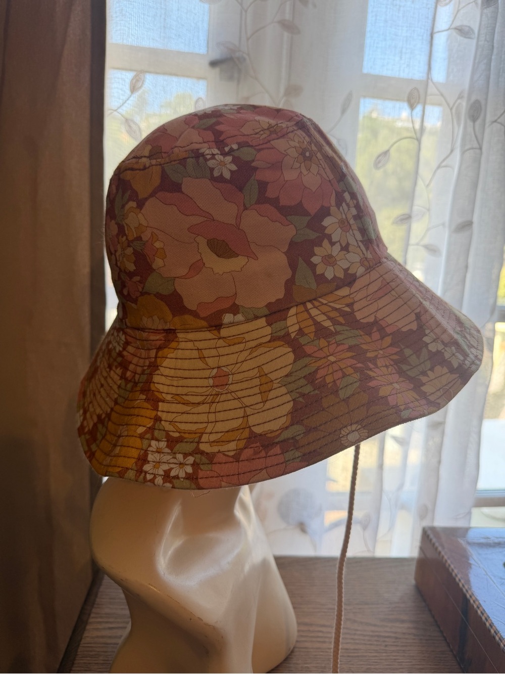 Billabong Floral Bucket Hat - Pink, Yellow, Green